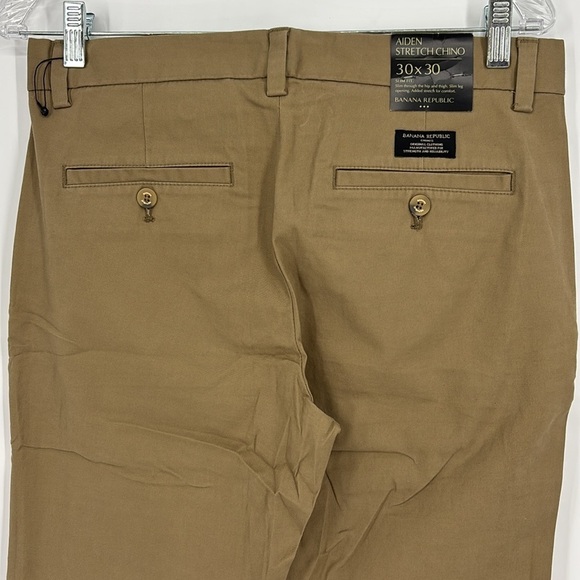 Banana Republic Factory Aiden Stretch Chino Slim Fit 30x30 New with tags! - Picture 13 of 13